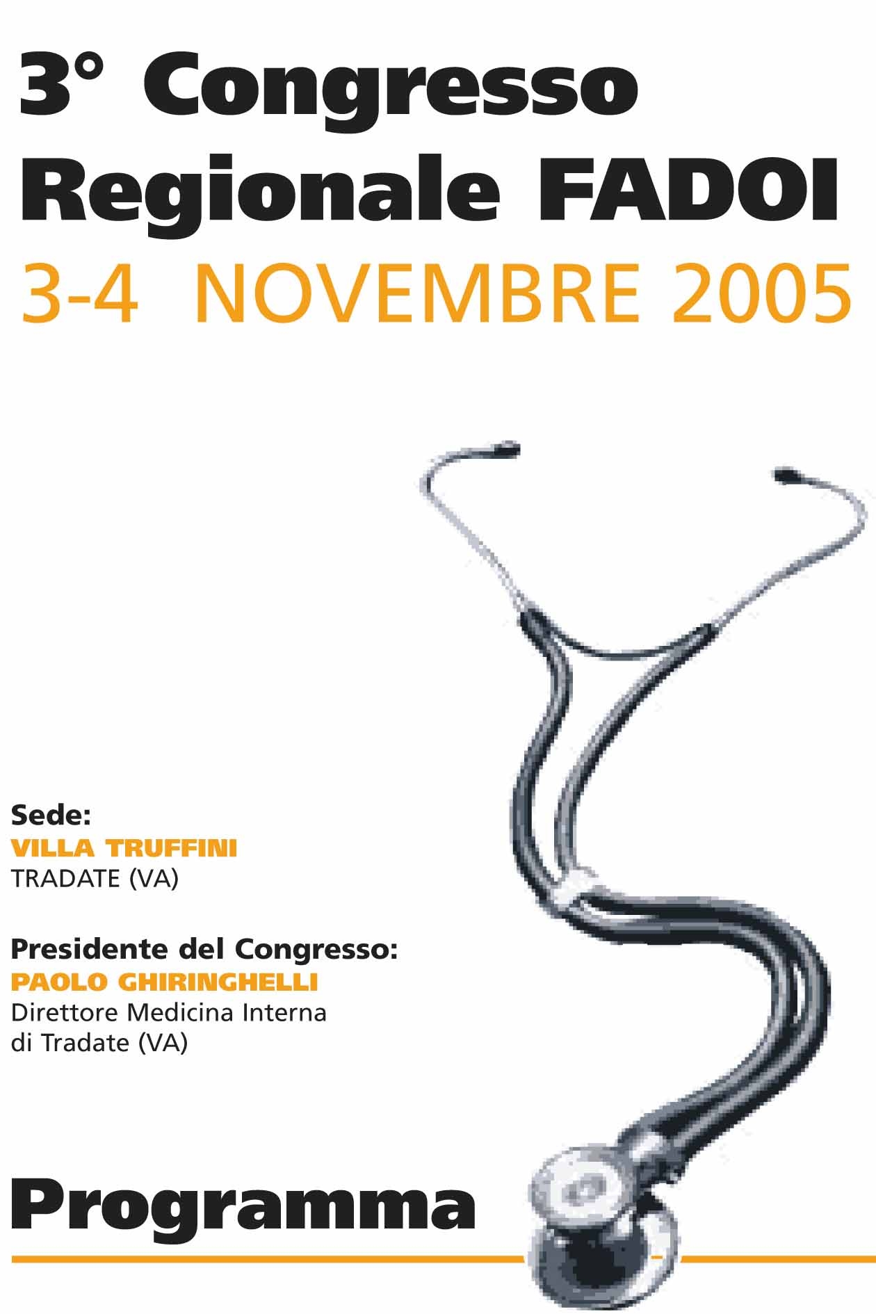 3° Congreso Regionale Fadoi 2005